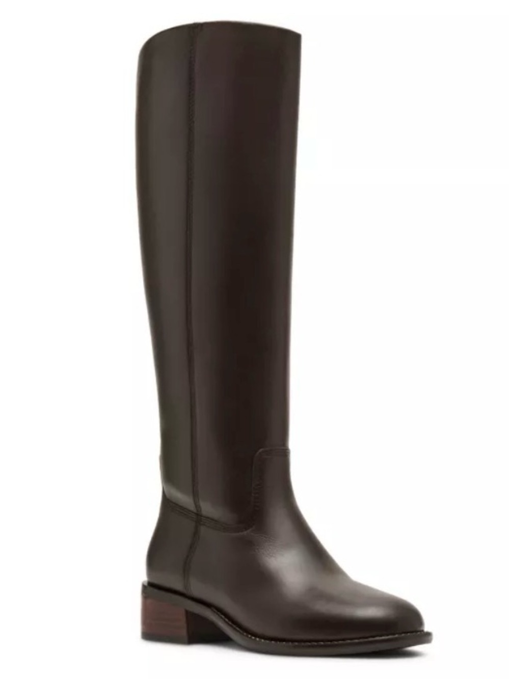 Blonde Freya Waterproof Java Brown Leather Knee-High Riding Boots - Sz 9M, NWOB